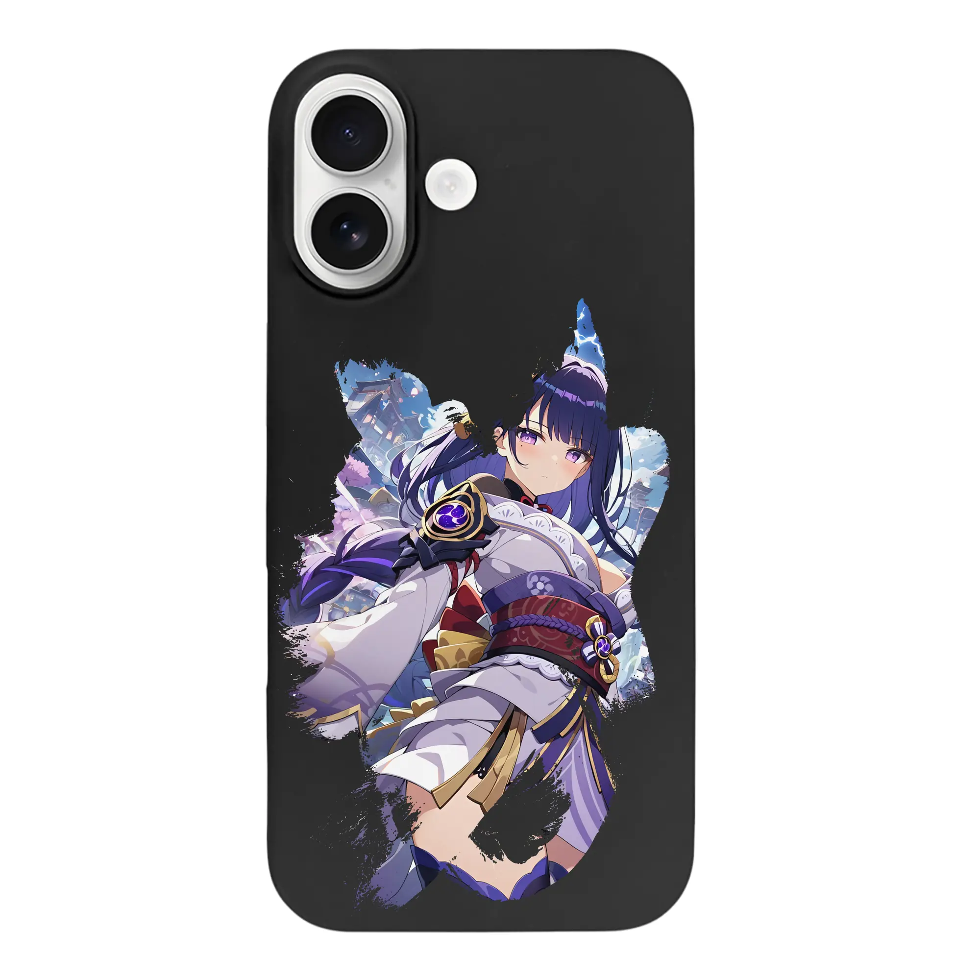 原 神 グッズ 雷電将軍 - iPhone 17 シリーズ シリコンケース 薄型 耐衝撃 指紋防止 ソフトタッチカバー 精密フィット 傷防止 保護ケース iPhone 17/17 Air/17 Pro/17 Pro Max 対応